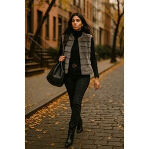 JOIE Sterling Faux Fur Vest | Cottagecore Boho Dreamy Soft Fall Layering Piece